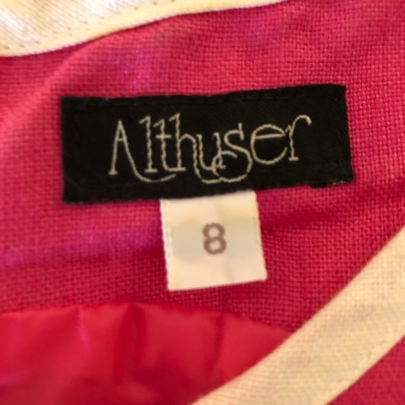 Althusser linen embroidered dress size 8 - Picture 5 of 8